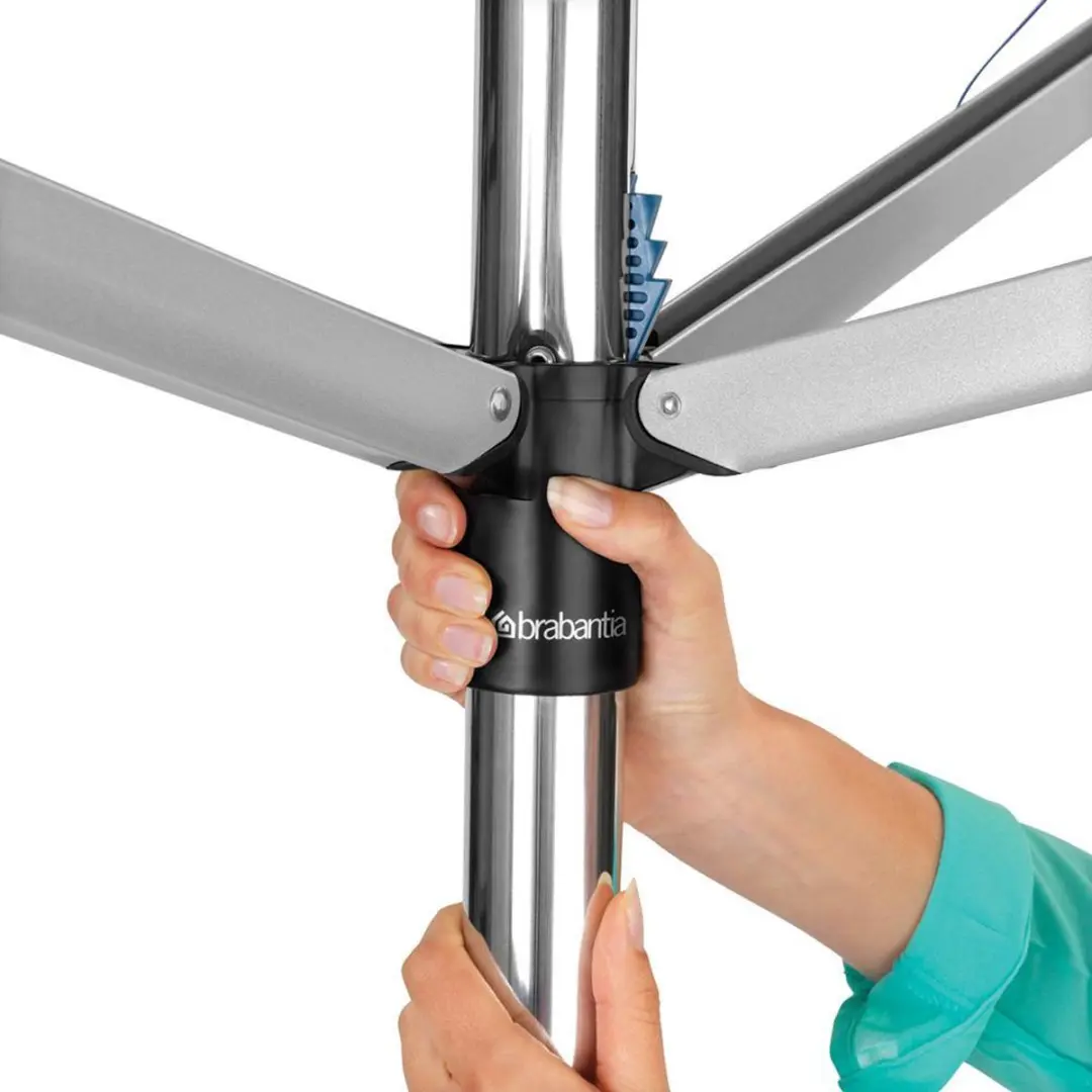 Brabantia Topspinner Droogmolen 50m Metallic Grey