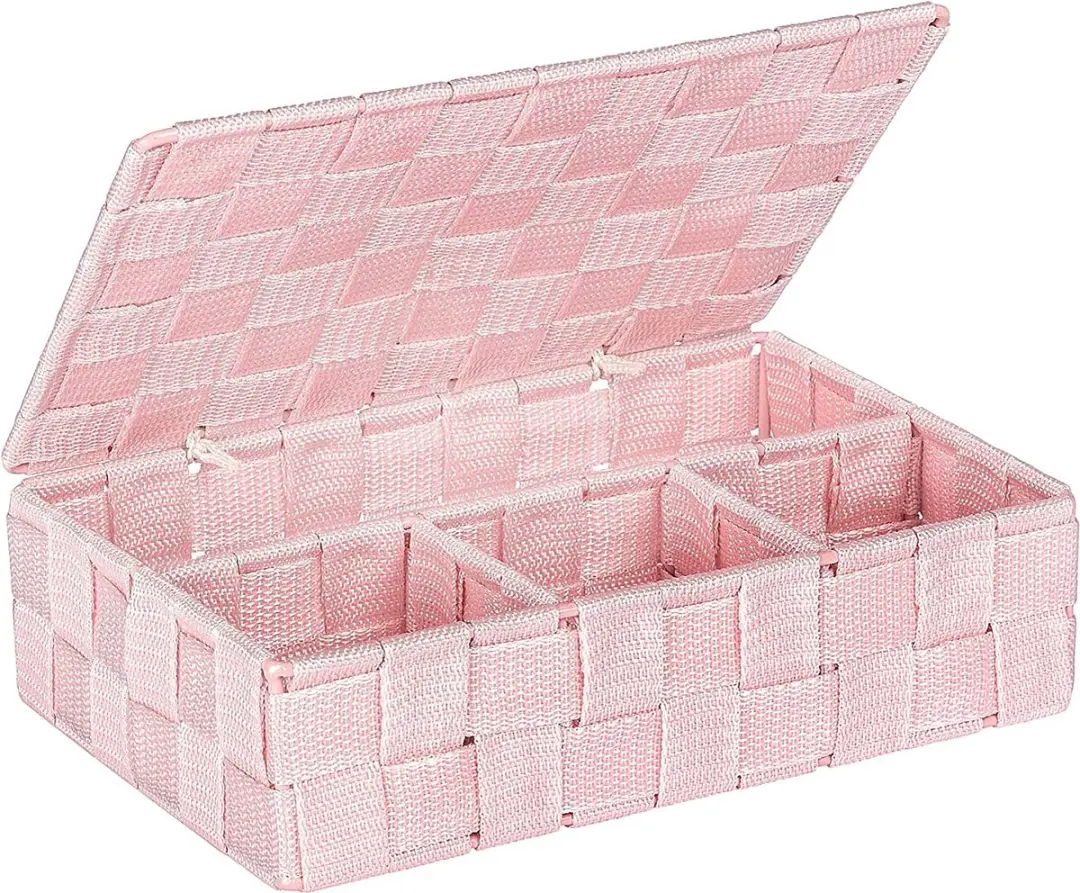Wenko Adria Pink Opbergdoos met deksel