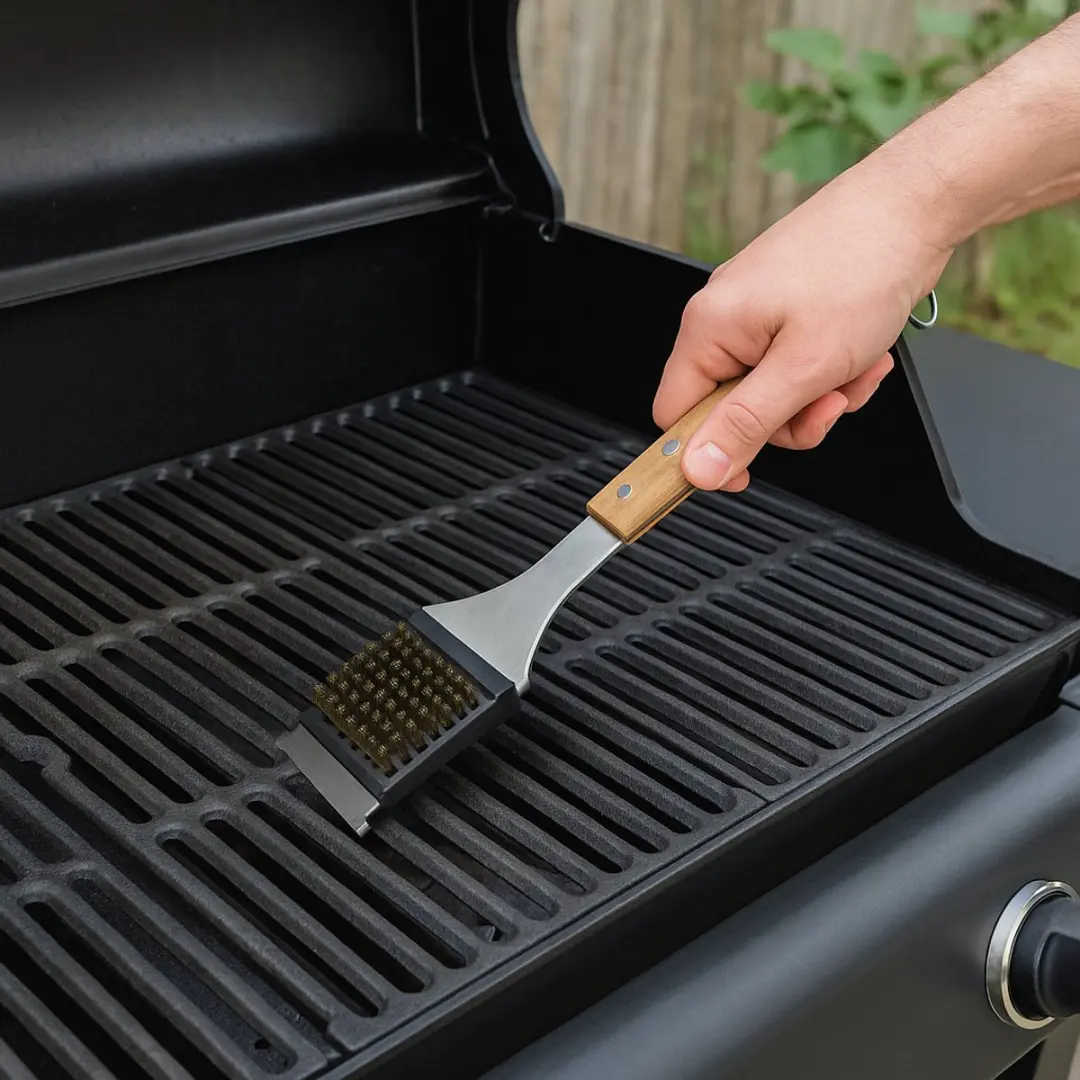 Jamie Oliver BBQ Schoonmaakborstel 010069 - Bruin
