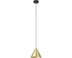 Eglo Narices Hanglamp E27 - Ø22cm - Zwart/Goud