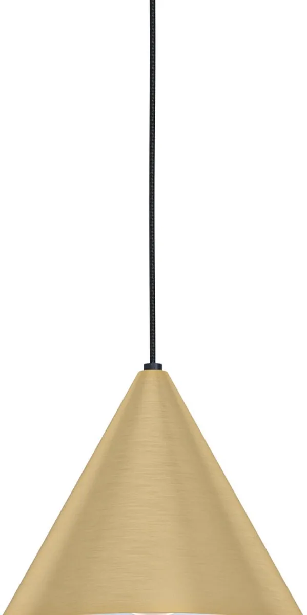 Eglo Narices Hanglamp E27 - Ø22cm - Zwart/Goud