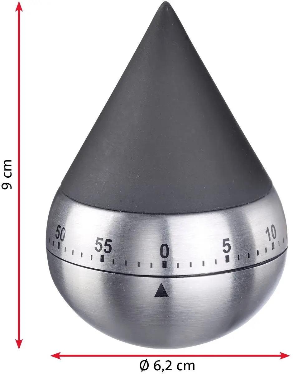 Westmark Kortetijdsmeter 60 Min - Zilver/Zwart
