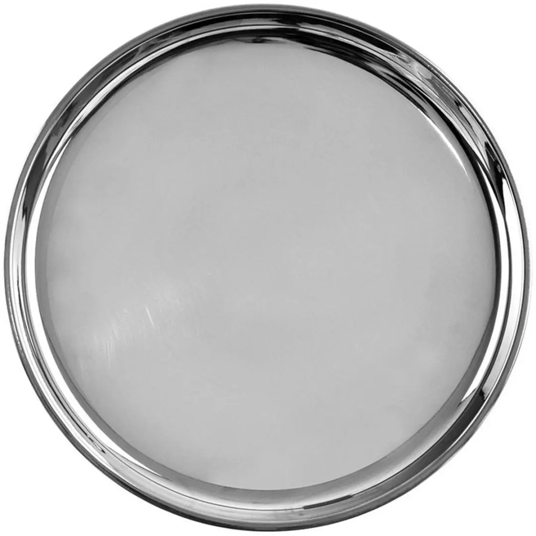 Orion Ronde Roestvrijstalen Serveerplank 18cm