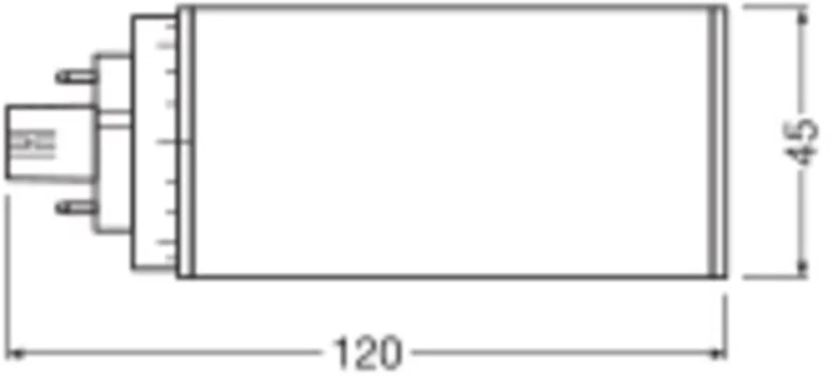 LEDVANCE Dulux-T LED 7W Mat Koel Wit - 4-Pin - afbeelding 4 van 6