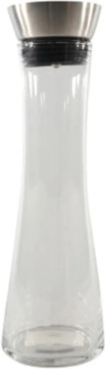 Svenska Living Karaf met schenkop 2x - 1L - Glas/Transparant