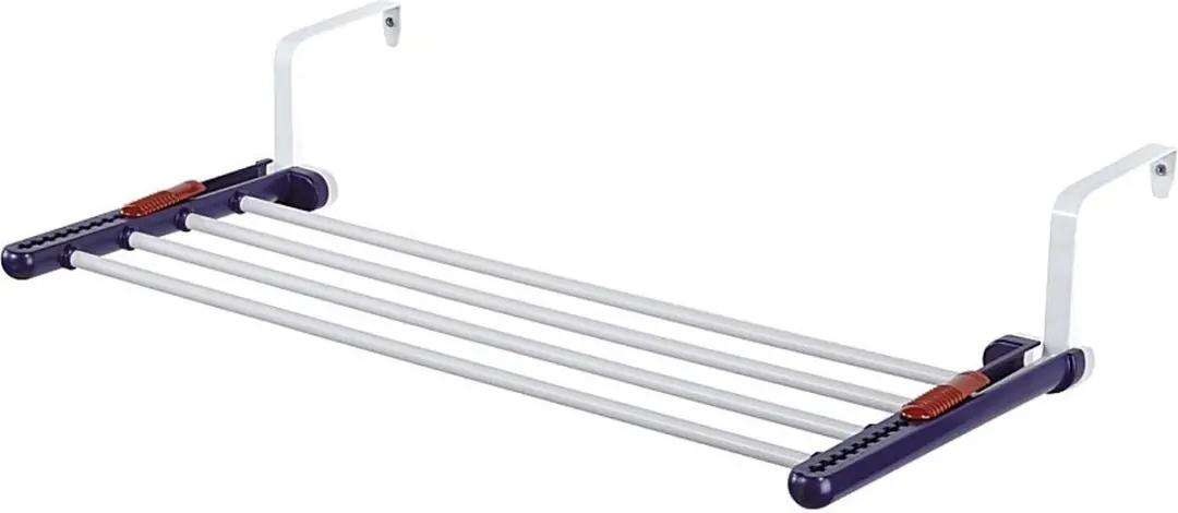 Leifheit Quartett 20 Hangdroogrek 2m - Blauw/Wit - afbeelding 6 van 6