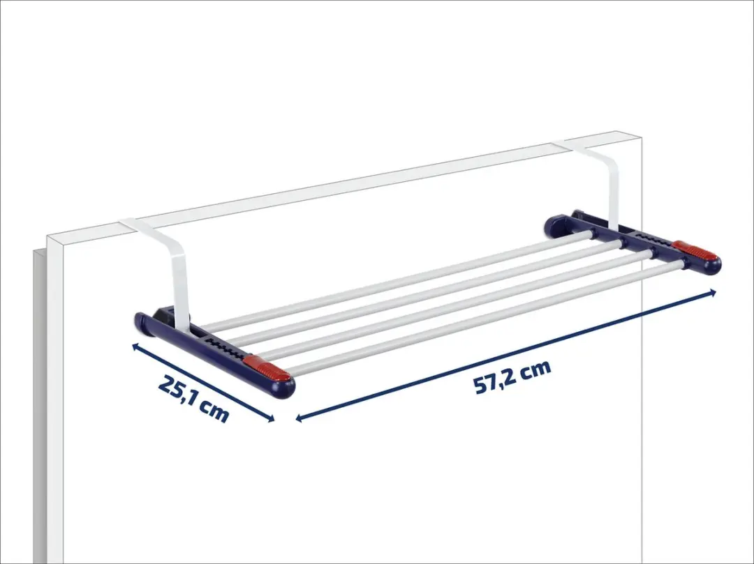 Leifheit Quartett 20 Hangdroogrek 2m - Blauw/Wit