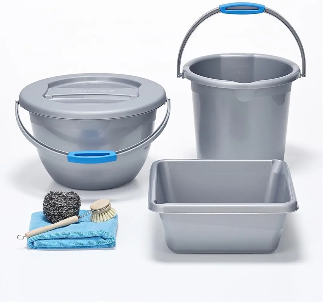 Sunware Water-line Wasbak Vierkant 15L Grijs