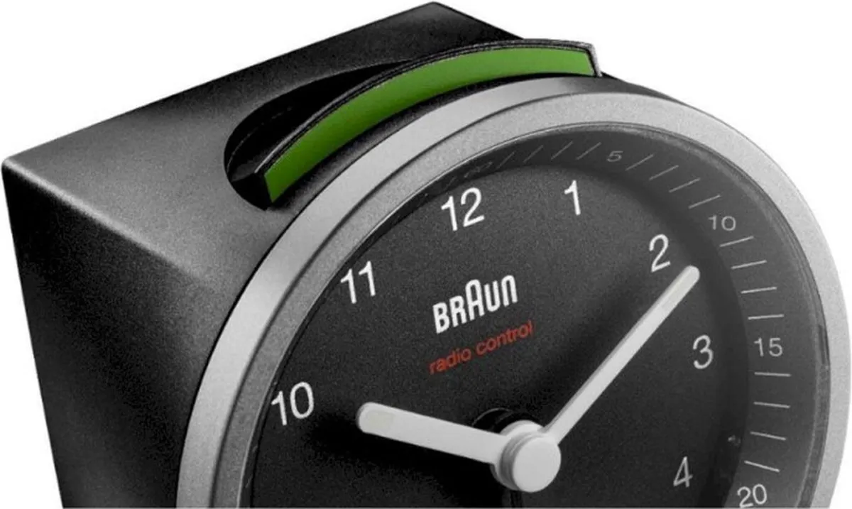 Braun BC 07 SB-DCF Draadloze Wekker - Zilver/Zwart