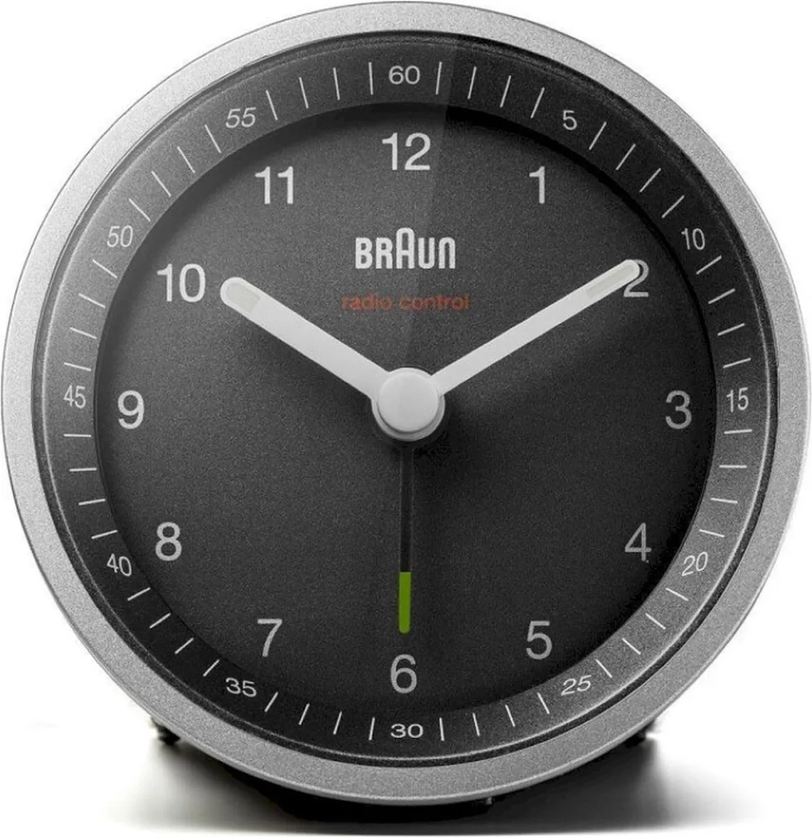 Braun BC 07 SB-DCF Draadloze Wekker - Zilver/Zwart