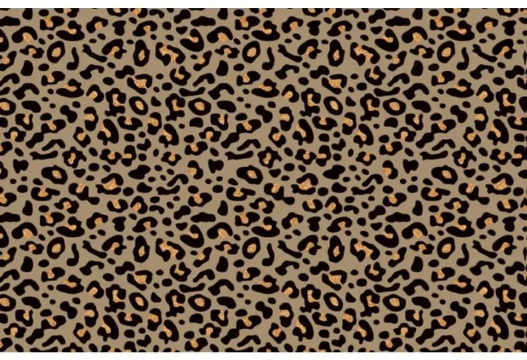 Duni 3-in-1 Leopard Tafelkleed 40x480cm - Bruin