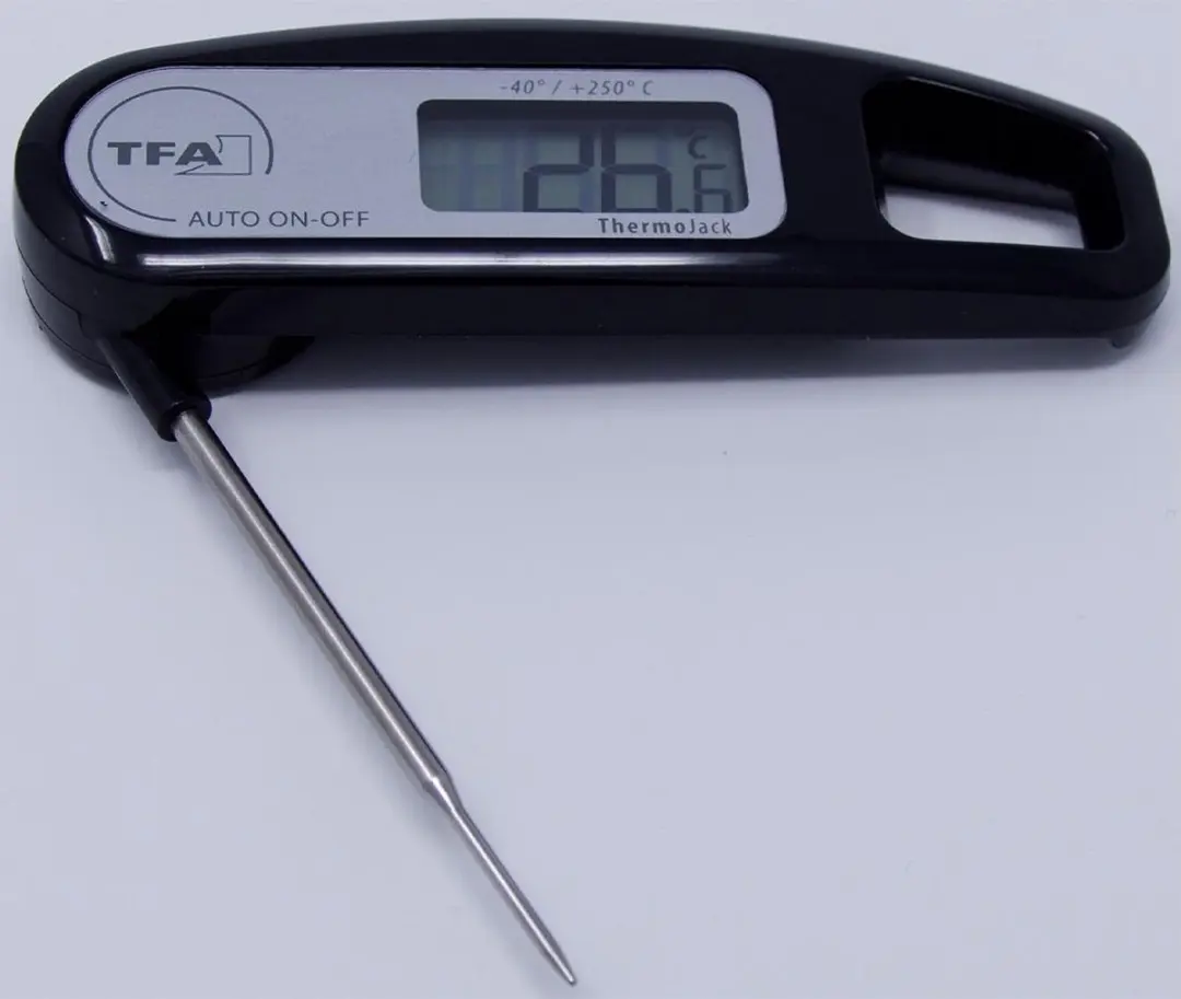 TFA Dostmann Thermo Jack Voedselthermometer - Zwart