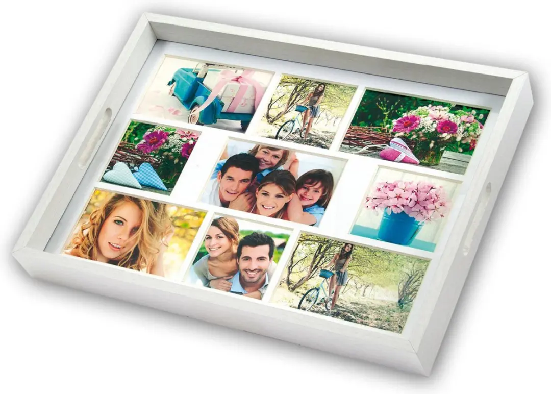 Zep Foto Dienblad - 2 Stuks Wit 45x35cm