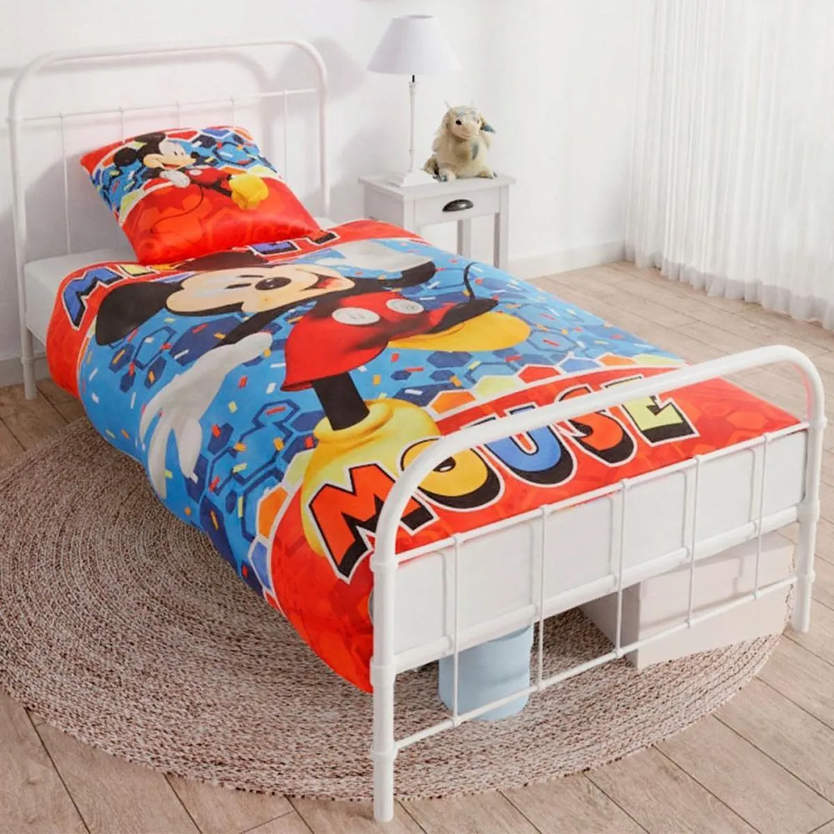 Disney Mickey Mouse Dekbedovertrek 140x200cm - Multicolor - afbeelding 2 van 3