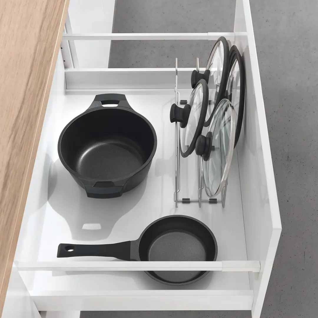 Metaltex Pannendeksels Rek Lade Polytherm Coating - Grijs