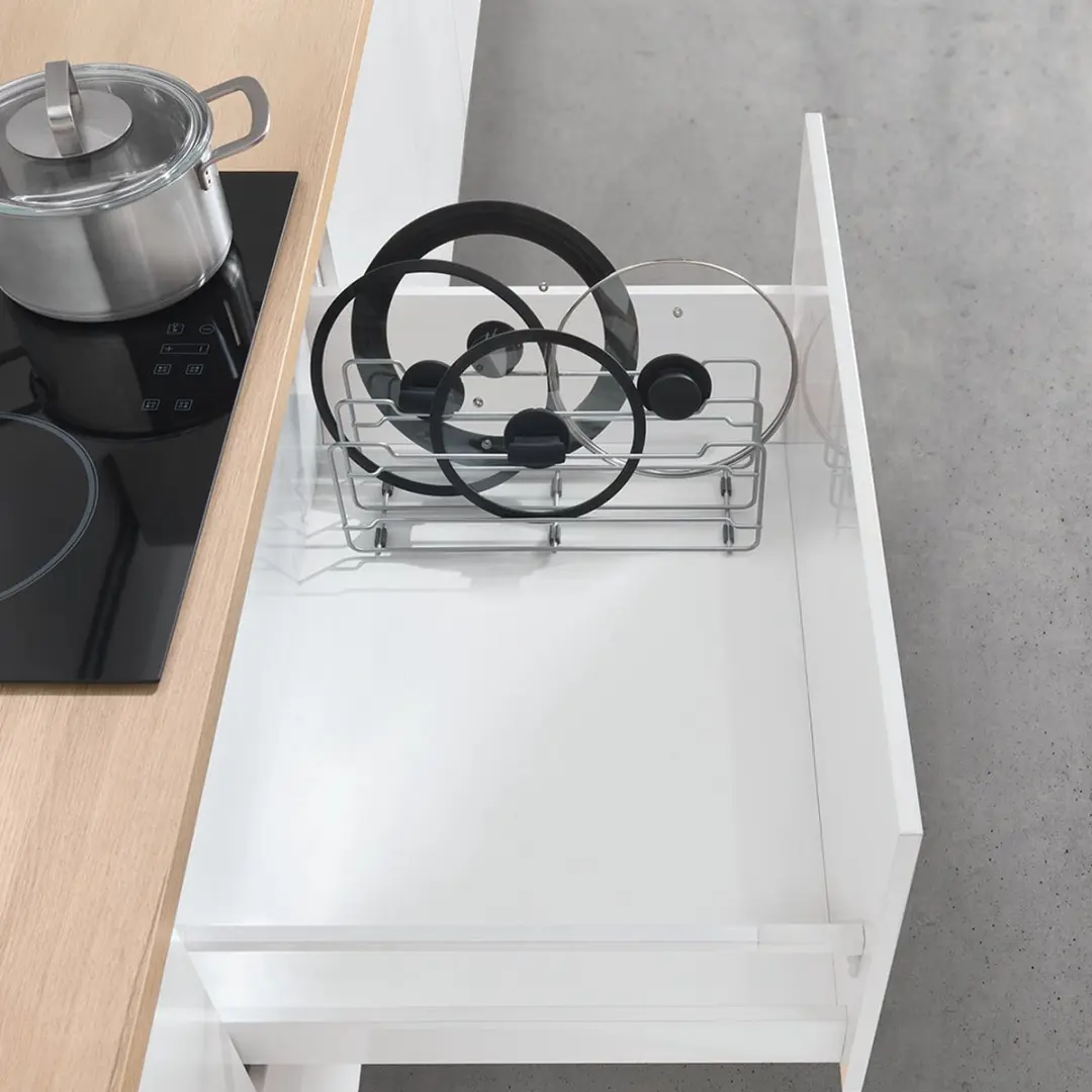 Metaltex Pannendeksels Rek Lade Polytherm Coating - Grijs