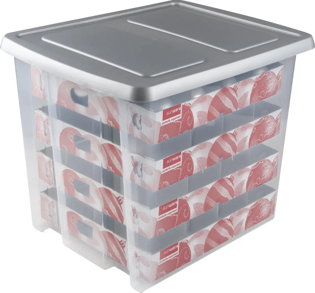 Sunware Nesta Kerstballen Opbergbox 45L