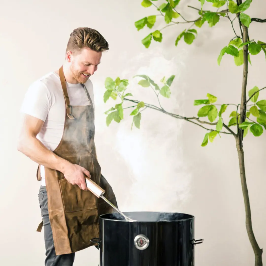 Esschert Design Inklapbaar BBQ Gereedschap - Staal Zwart