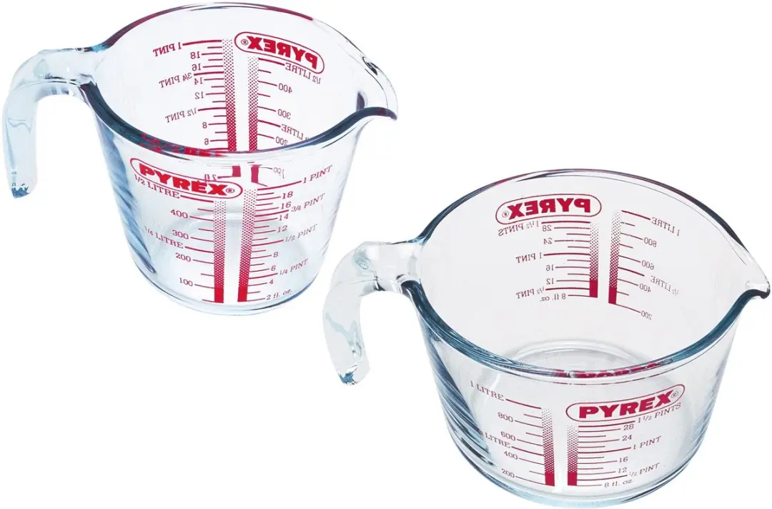 PYREX Classic Prepware Maatbekerset 2-delig 0,5L & 1L
