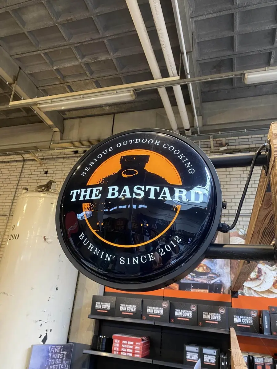 The Bastard Light Sign 40cm - Lamp - Zwart/Orange