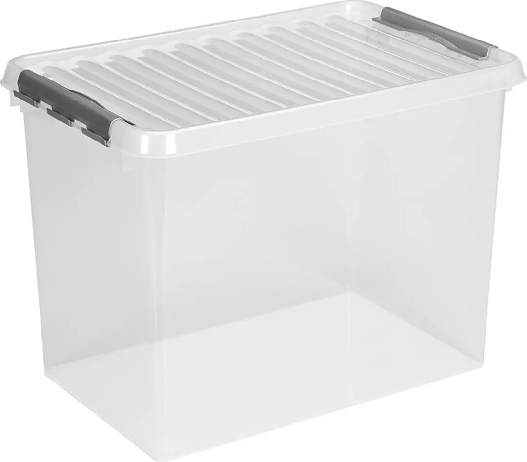 Sunware Opslagboxen met Deksel - 2x 72L Transparant