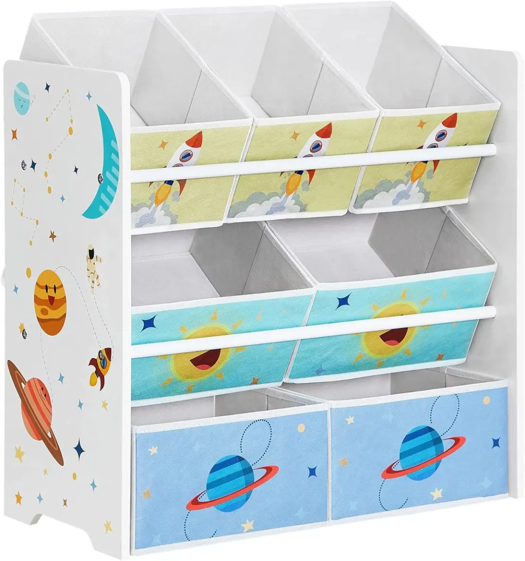 Songmics Kinderkast met 7 Opbergdozen