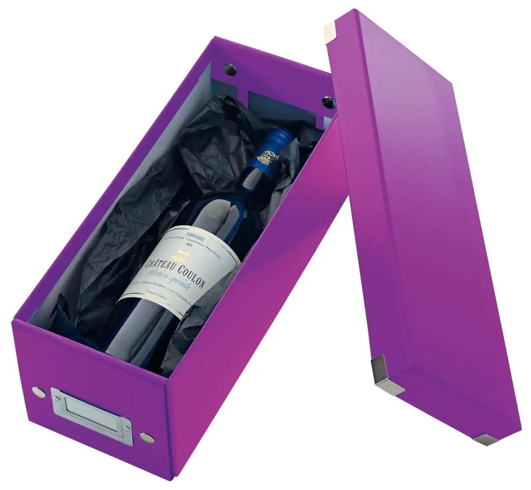 Leitz WOW Click & Store Opbergdoos CD’s - 14,3x35,2cm - Paars
