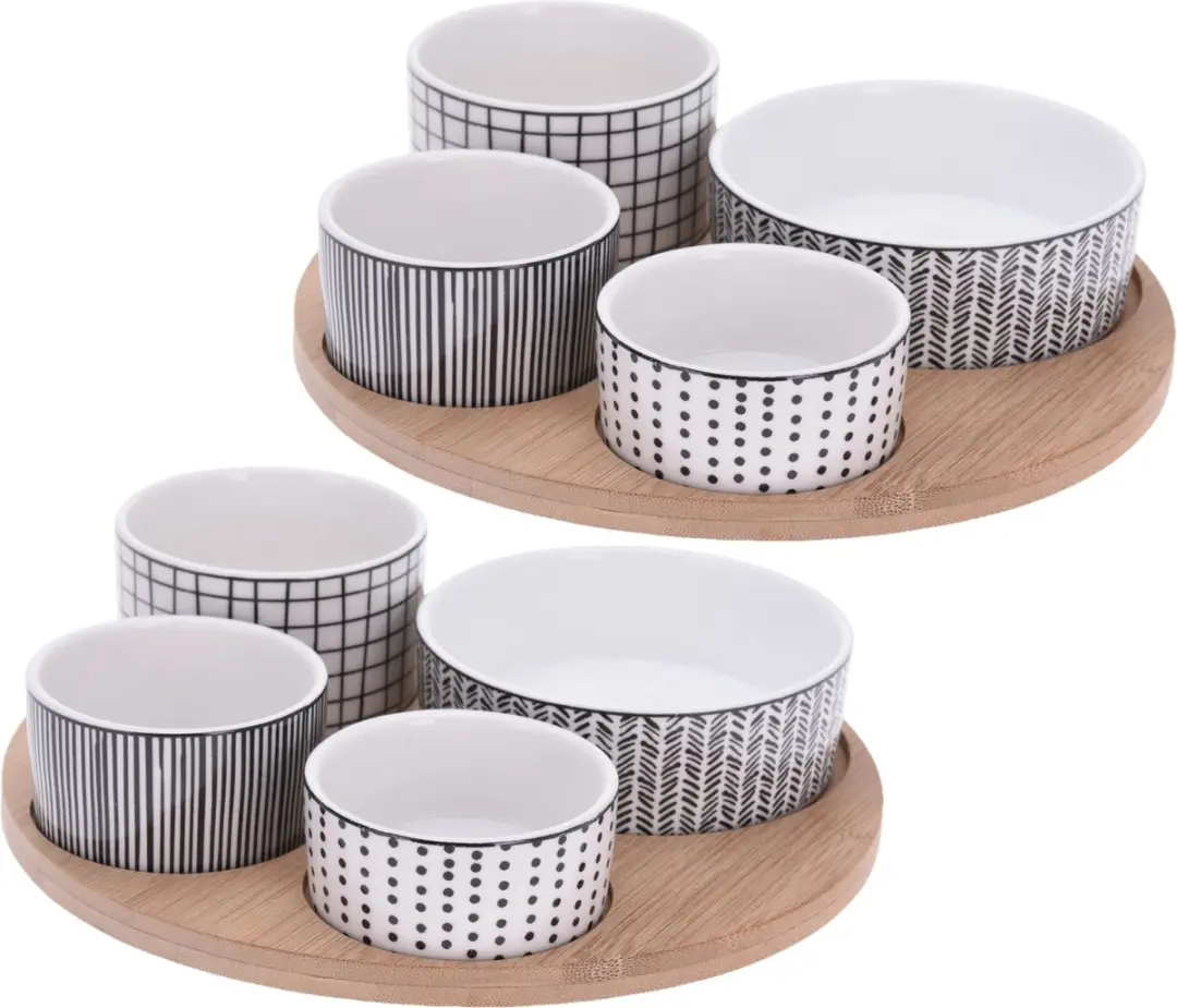 Excellent Houseware Bamboe Serveerplank Set