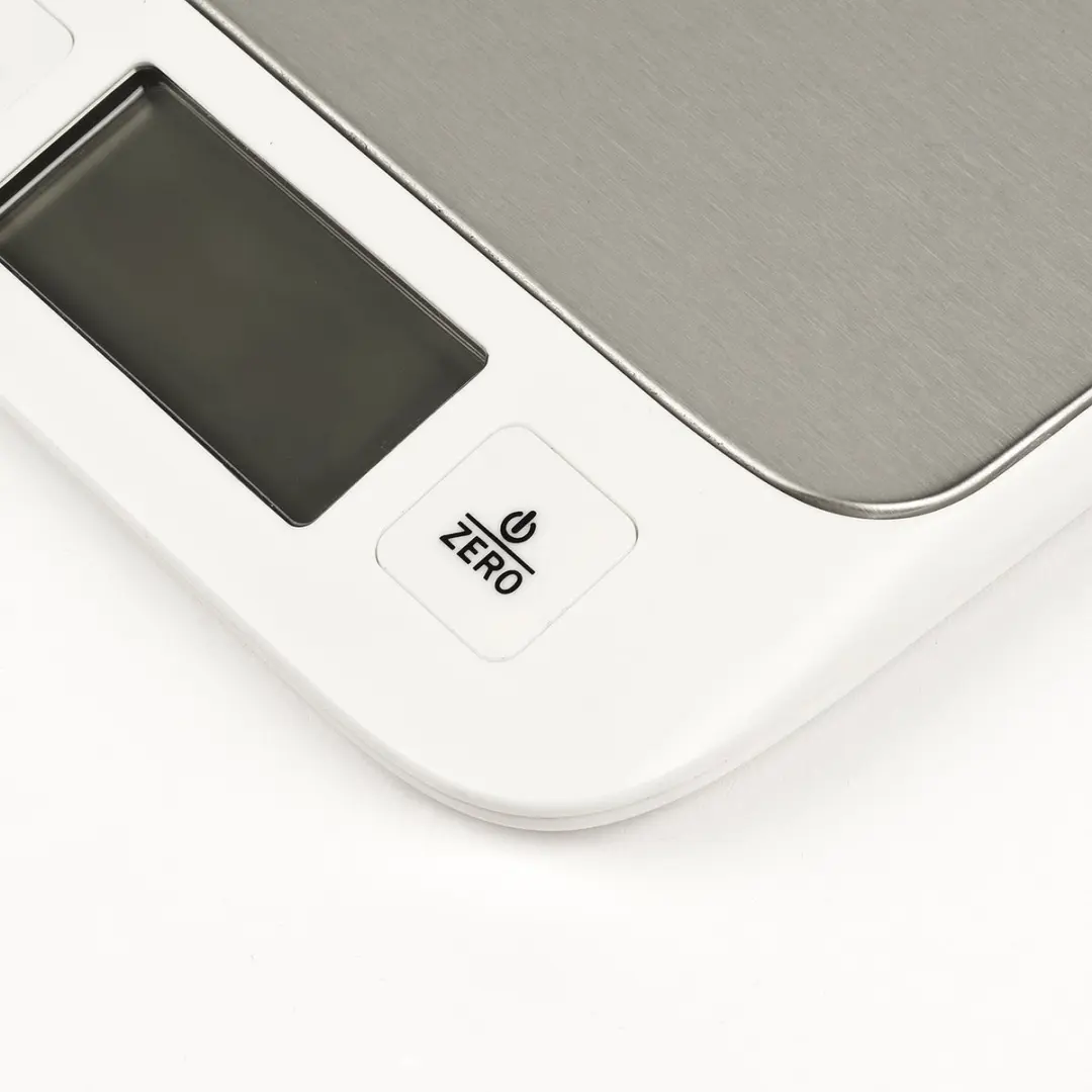 G3 Ferrari Stefy White Keukenweegschaal 5kg - RVS - LCD - g/lb/oz/ml