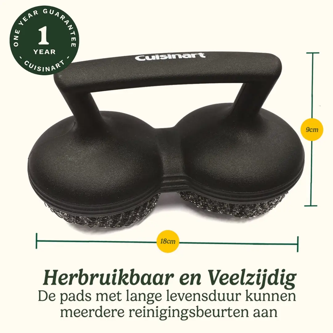 Cuisinart BBQ Borstel CCB505EU - Roestvrij staal - Zwart