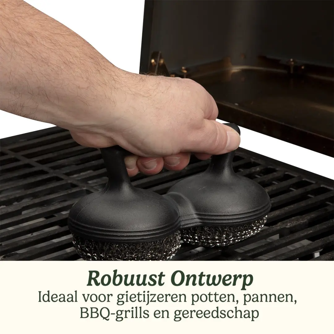 Cuisinart BBQ Borstel CCB505EU - Roestvrij staal - Zwart - afbeelding 6 van 6