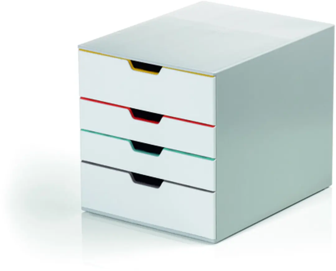 Durable Varicolor Ladenbox 4 Vakken
