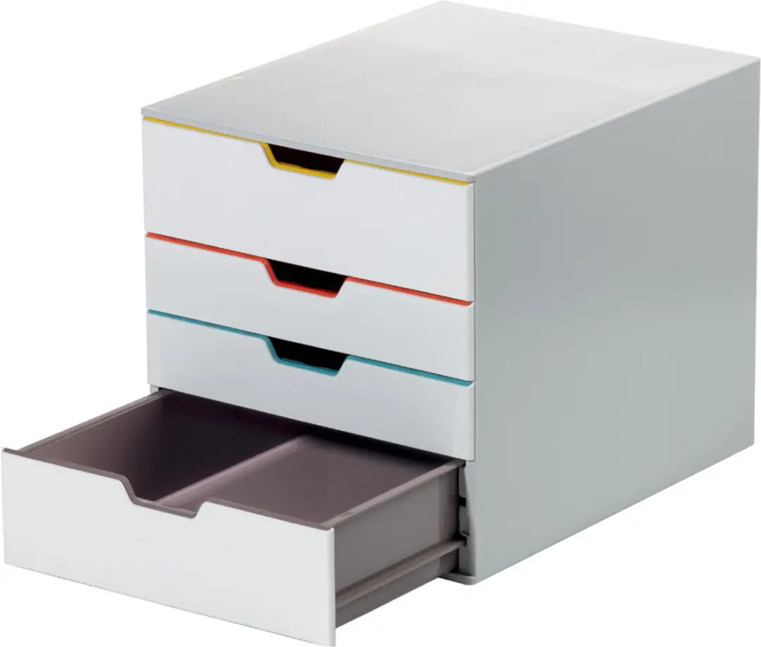 Durable Varicolor Ladenbox 4 Vakken