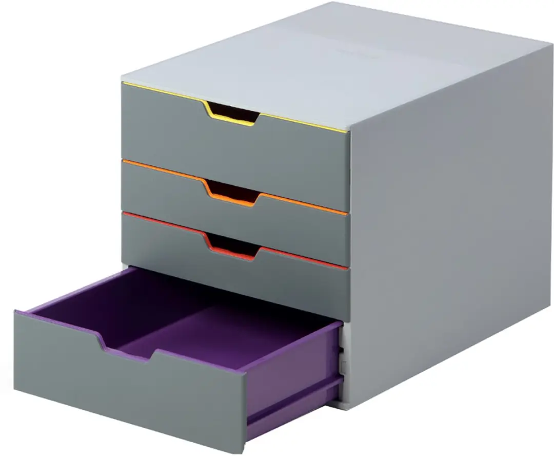 Durable Varicolor Ladenbox 4 Vakken
