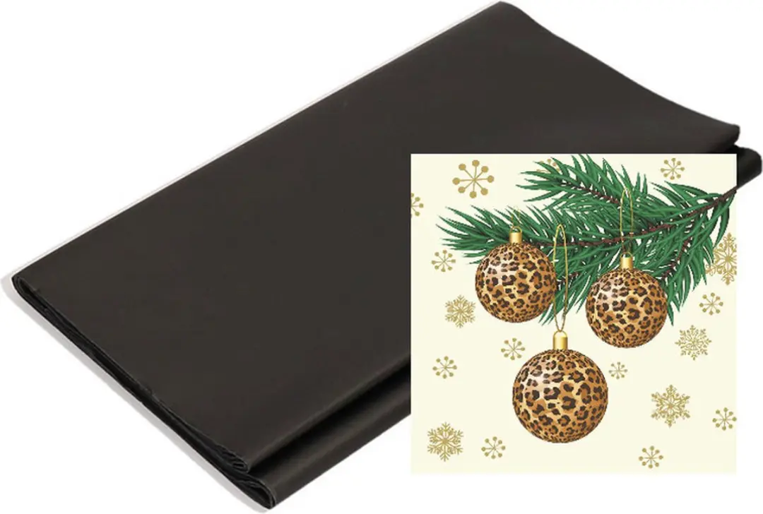 Duni Kerst Tafelset Luipaardprint