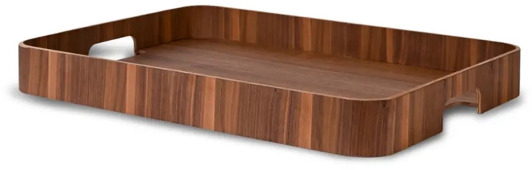 Sagaform Hanna Plateau 55x40cm H6cm - Donkerbruin
