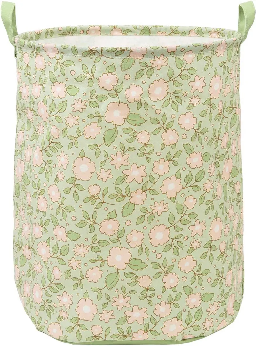 A Little Lovely Company Opbergmand Bloesems Saliegroen 63L