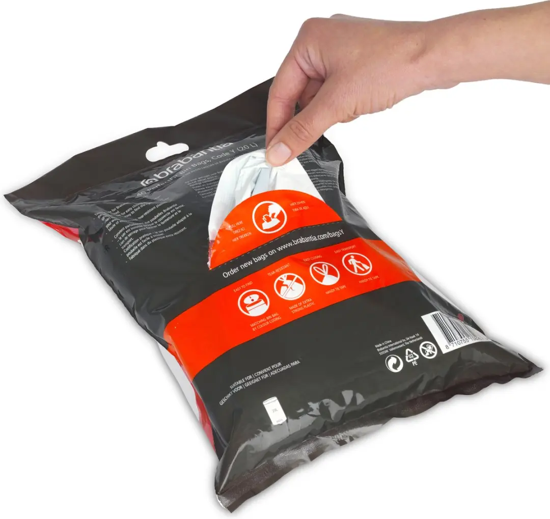 Brabantia PerfectFit Vuilniszakken 20L - 40 Stuks