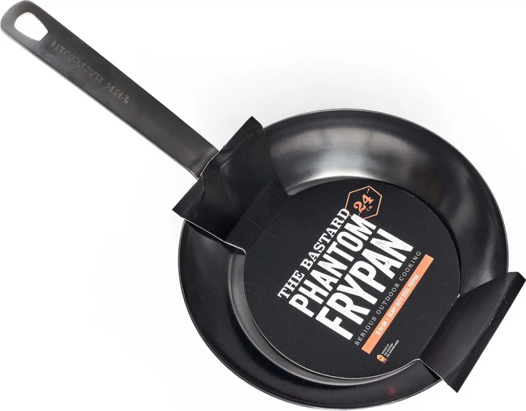 The Bastard Phantom Frypan - Staalpan 24cm - Zwart