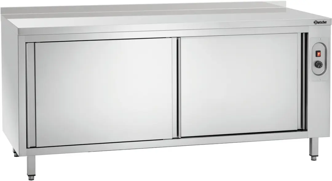 Bartscher 348187 Warmhoudkast RVS - 2 Schuifdeuren 1800x700x850mm