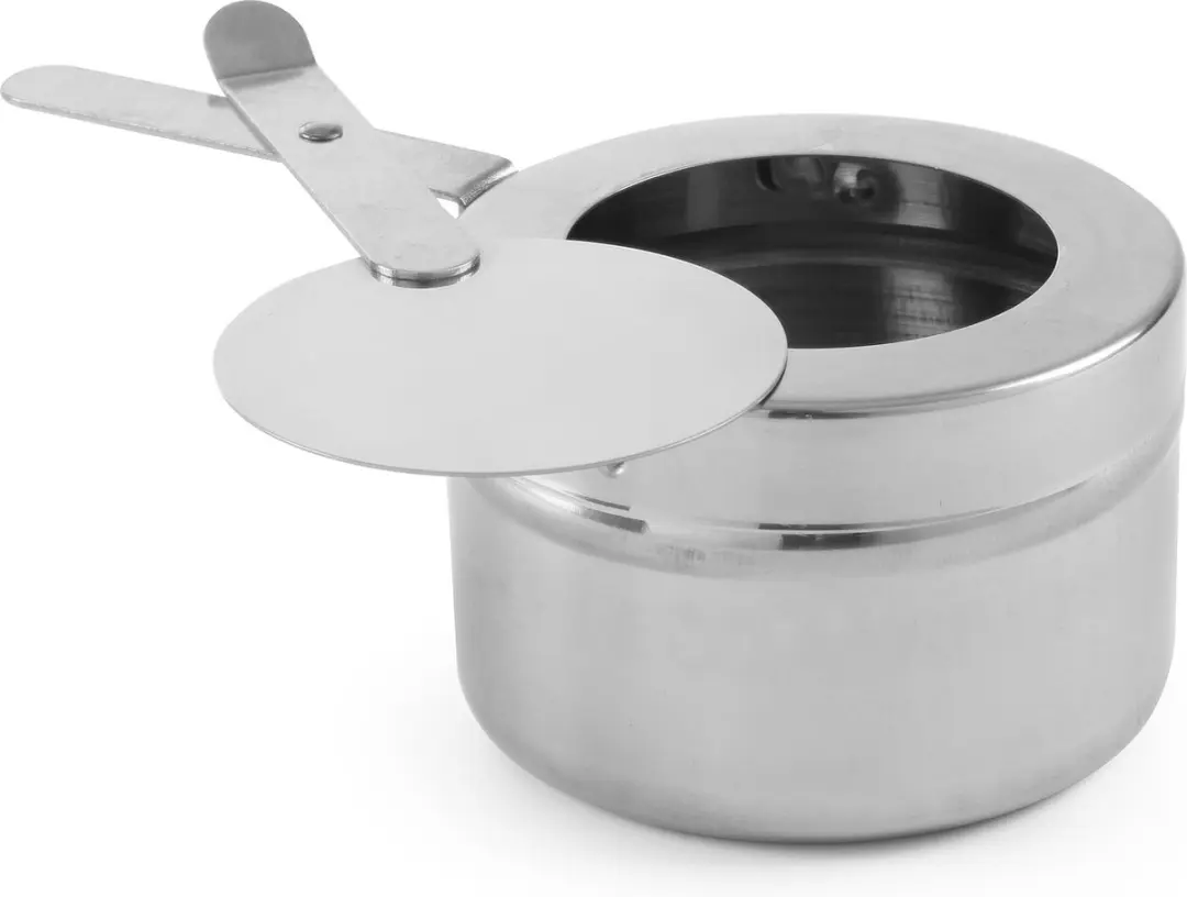 HENDI Brandpasta Blikhouder Set - 2 Stuks - Roestvrij Staal