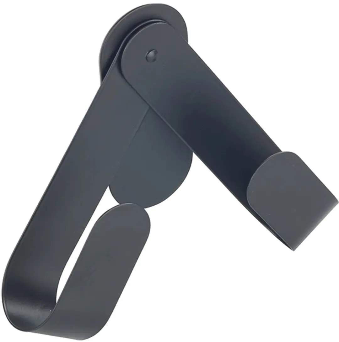 Wenko Pannendekselhouder Zelfklevend - 2 Stuks Zwart