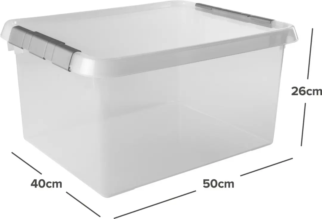 Sunware Comfort Line Opbergbox 36L - Set van 6 - 50x40x26cm