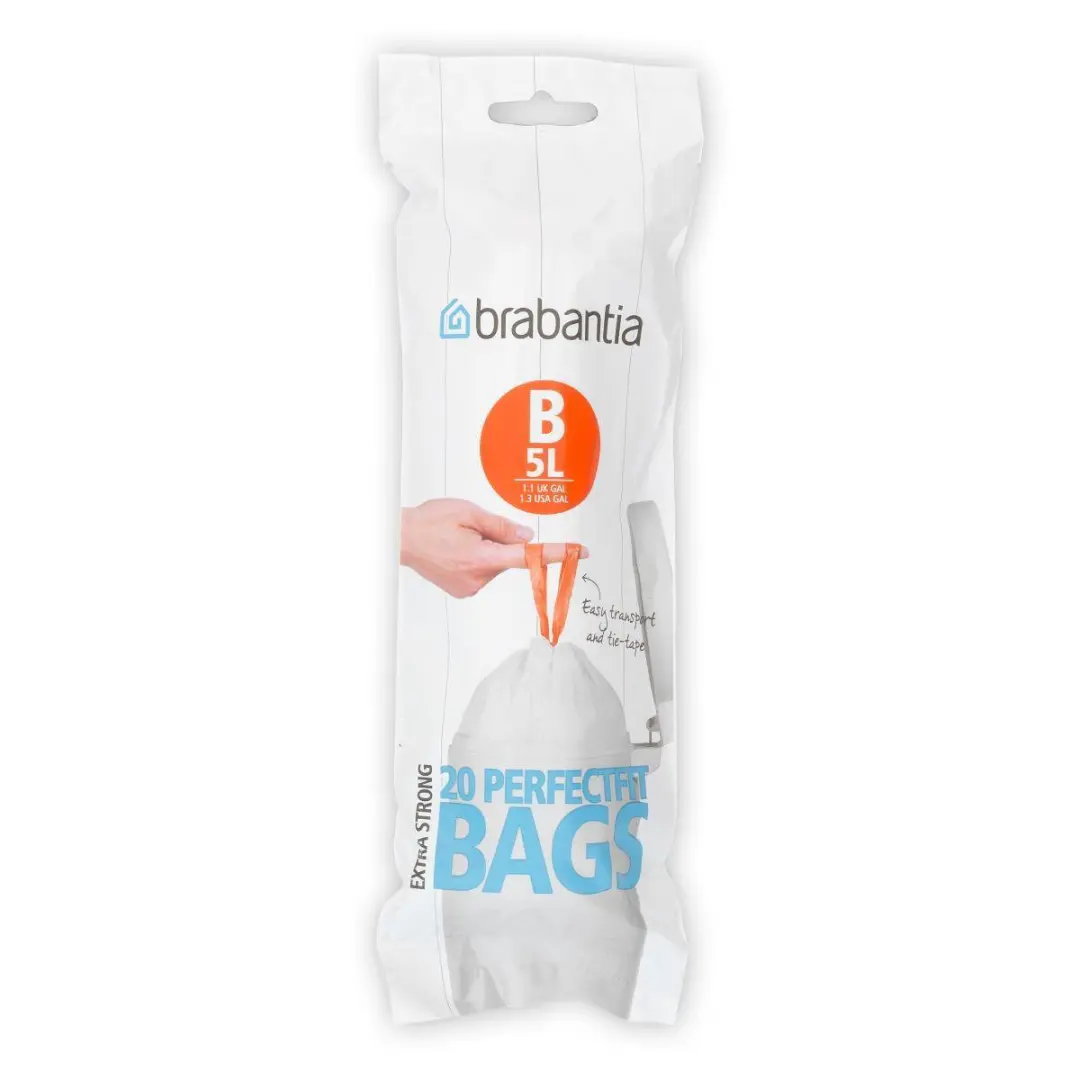 Brabantia Perfect Fit Afvalzakken 5L - 240 Stuks