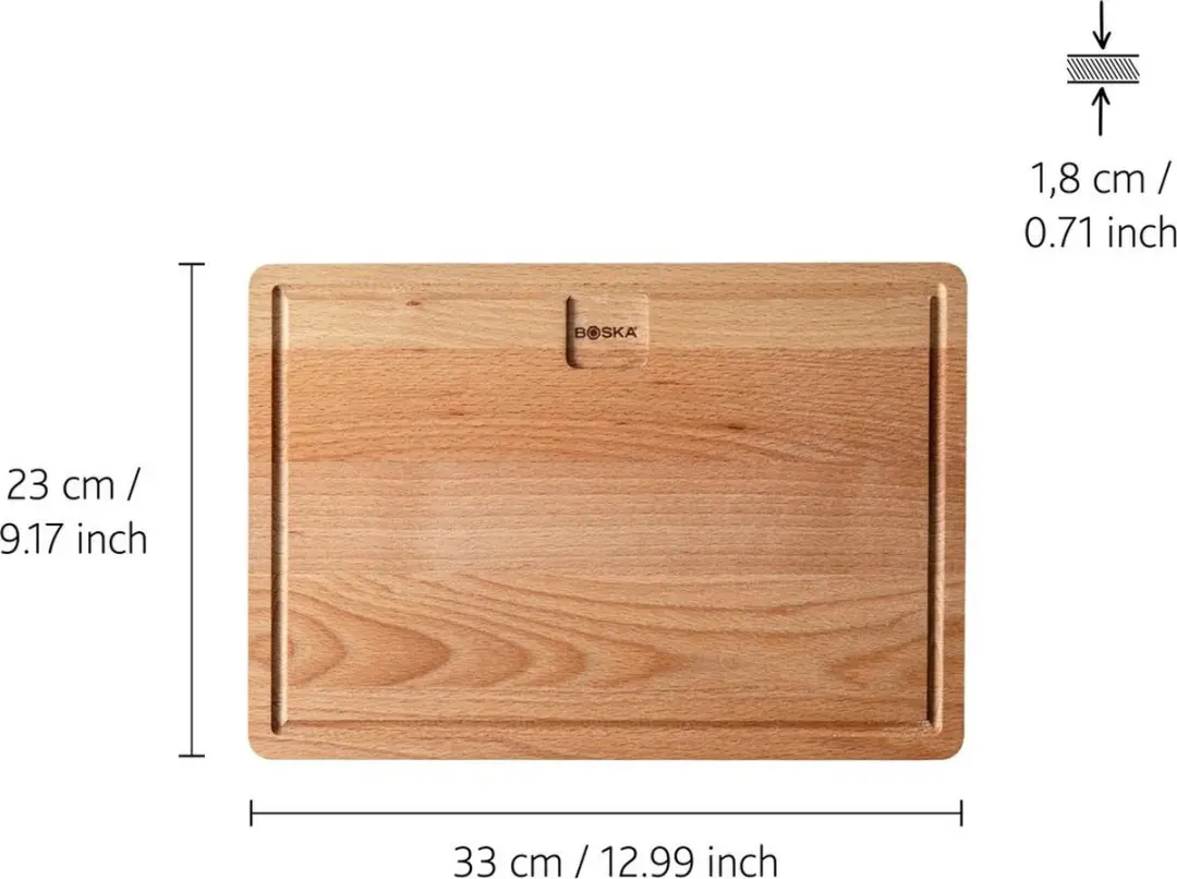 Boska Dining Board Amigo M Serveerplank Beukenhout 33cm