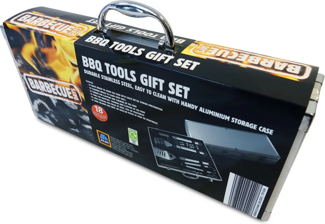 Intergard BBQ Toolset 15-delig - Groen