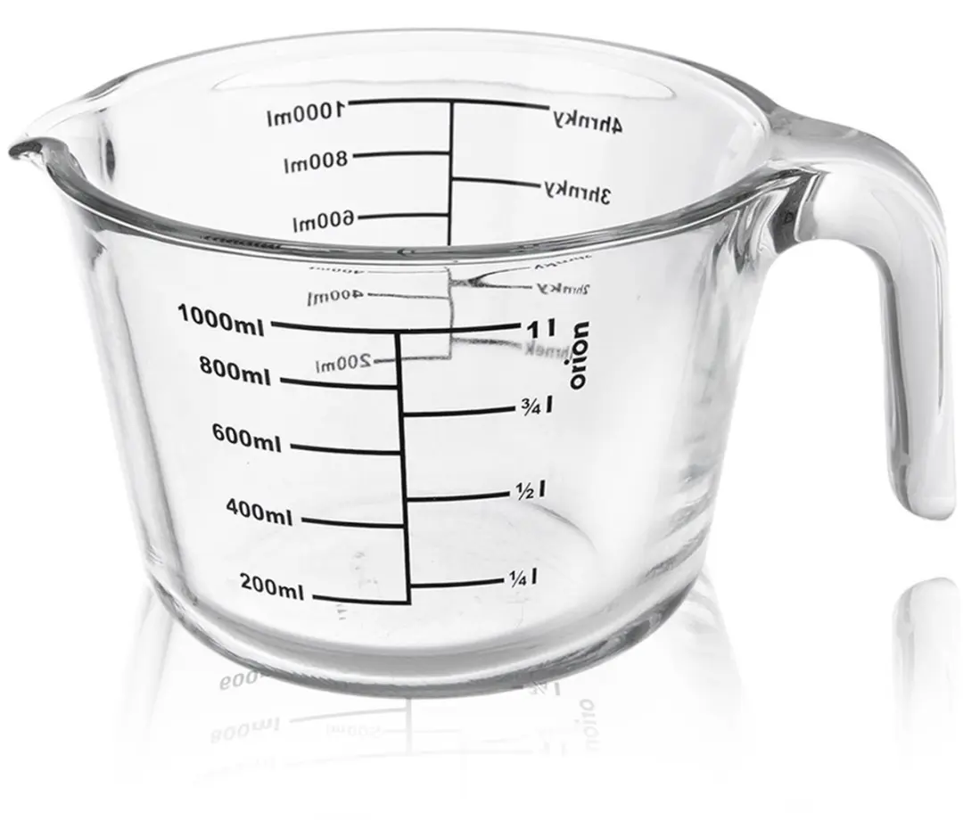 Orion Maatbeker Glas 1L