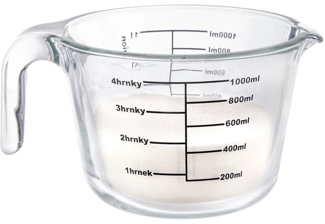 Orion Maatbeker Glas 1L - Transparant - afbeelding 6 van 6