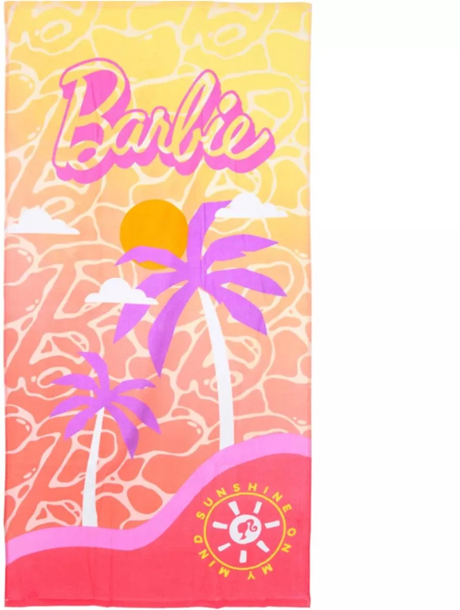 Barbie Strandlaken Palmboom 70x140cm
