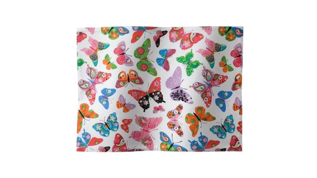 DDDDD Butterfly Placemats - 6 Stuks - 35x45cm - Wit